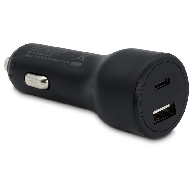 Metronic - Chargeur allume-cigares 32W 1 usb-c Power Delivery 20W+ 1 usb-a ic Smart 12W-100% pr - noir