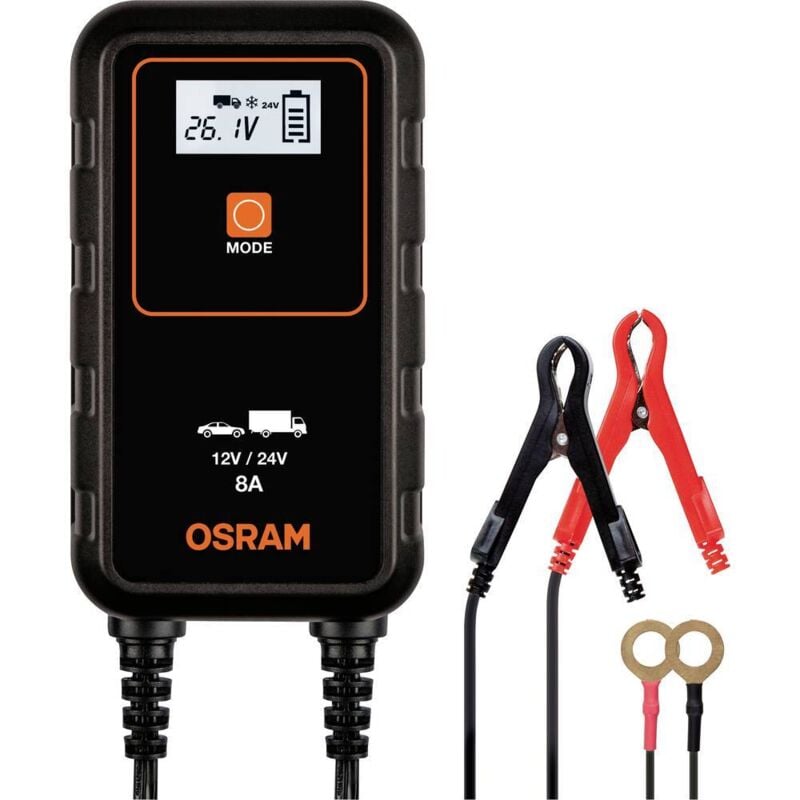 OEBCS908 4052899620544 Chargeur automatique 12 v, 24 v 4 a, 8 a 4 a, 8 a - Osram