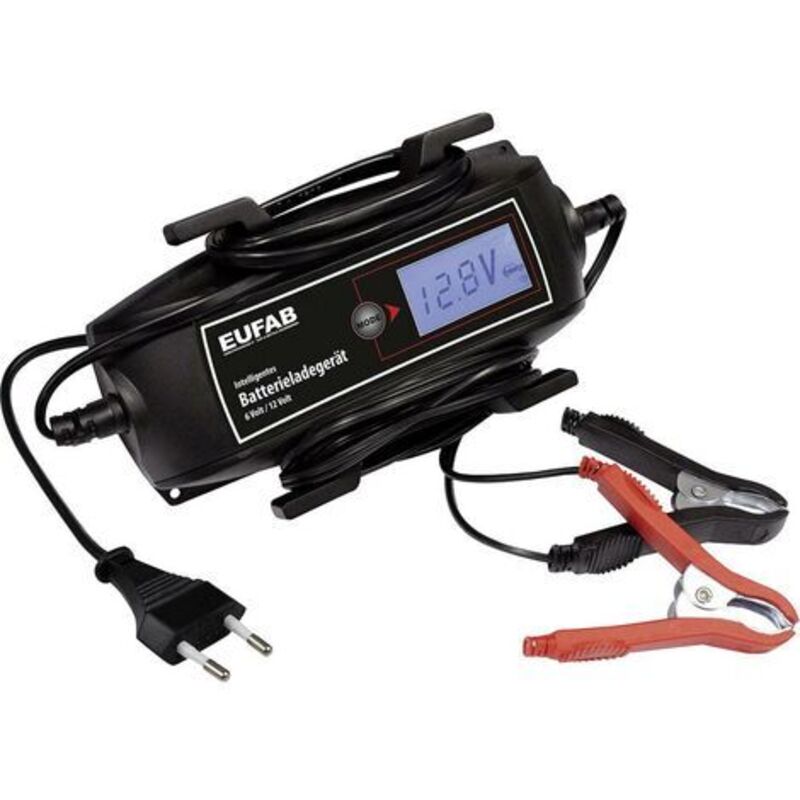 Eufab - Chargeur automatique 16616 6 v, 12 v 2 a 2 a, 4 a 1 pc(s)