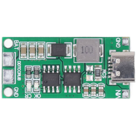 Chargeur Automatique Vert avec Protection Surtension et Court-Circuit, Entrée DC 3‑6V 1A, Sortie 0.37A