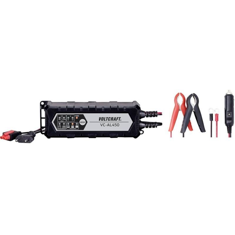 Voltcraft - Chargeur automatique VC-AL450 6 v, 12 v 1 a 4.5 a C025741