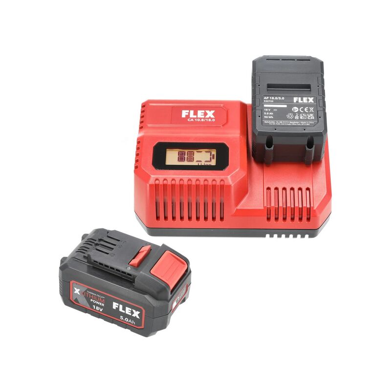 Chargeur avec deux 18V de batteries 5 Ah chacune