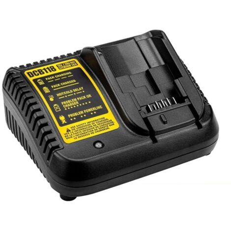 Chargeur Batterie 12V 14.4V 18V 20V Compatible DCB118 DCB201 DCB206 DCB140 DCB121 Prise US