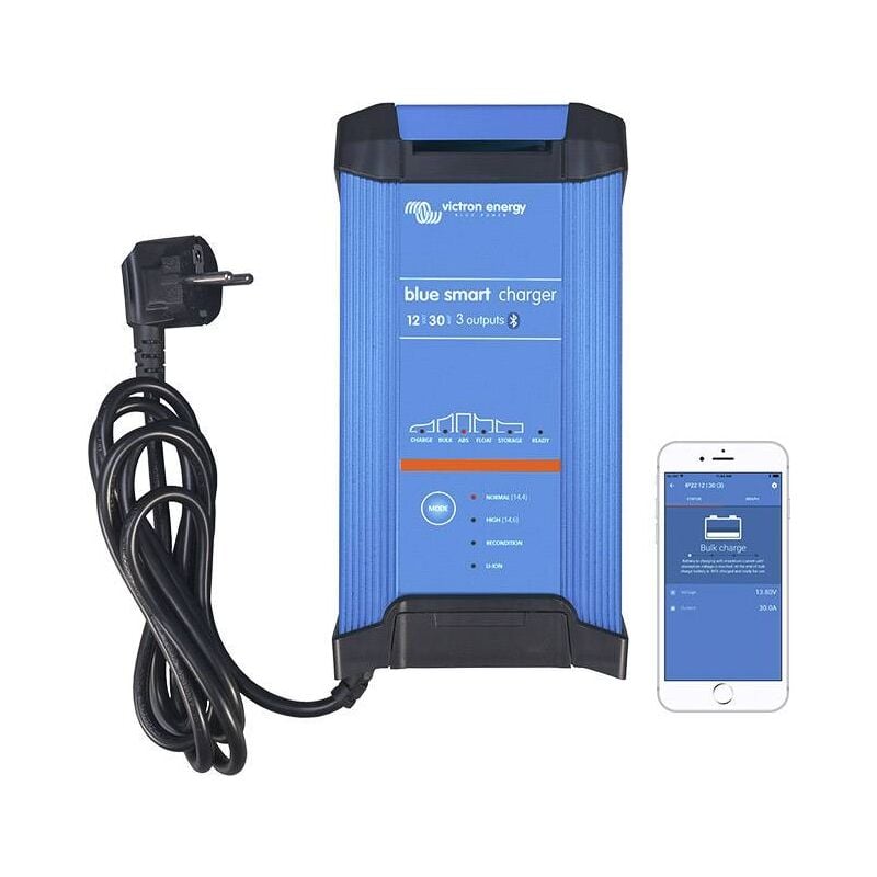 Victron - Energy Chargeur pour batteries au plomb Blue Smart 12/30 12 v Courant de charge (max.) 30 a R451881
