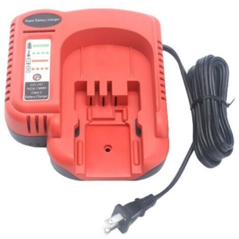 Chargeur Batterie Noir et Decker – Compatible 9.6V à 24V NiCD/NiMH – Charge Rapide 60 Minutes avec LED Indicateur et Protection Thermique