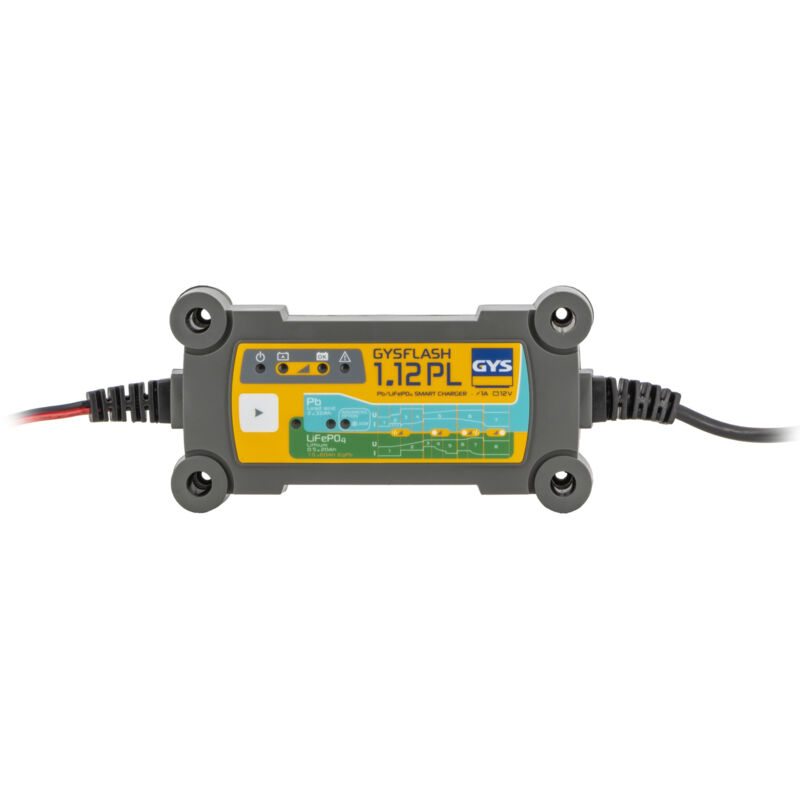 GYS - Chargeur flash 1.12 pl batterie 12V Pb 2-32Ah LiFePO4 0.5-20Ah