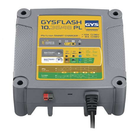 Chargeur batterie Plomb/LiFePO4 36/48V 10A de 10 à 230Ah GYSFLASH 10.36/48 PL