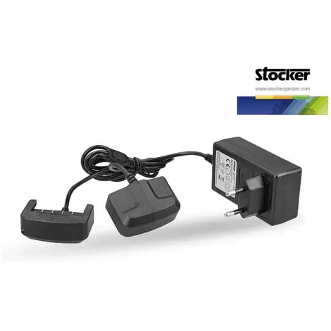 Chargeur batterie Stocker dual 21v protection surcharge température