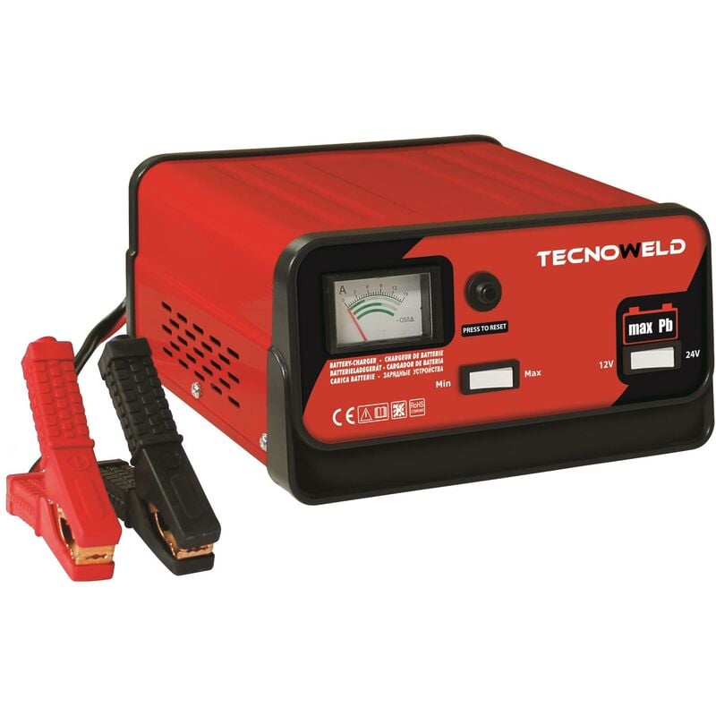 Tecnoweld - Chargeur de voiture 12V 6-60Ah T1