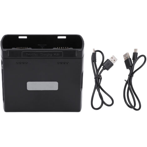Chargeur Bidirectionnel Intelligent pour Batteries DJI MINI 2 et MINI SE - Hub de Recharge Double Fonction (Noir)