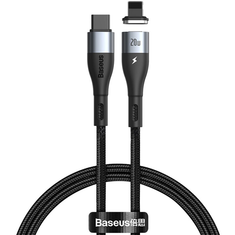 Baseus - Chargeur Cable De Type C Cable 20W Cable De Charge Rapide Compatible Avec L'Iphone 12 7 Xr 11 Pro Max Usb Type C Cable, 1M Noir