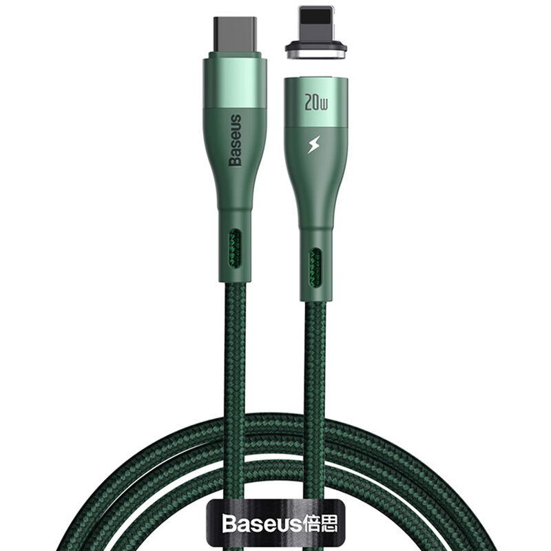 Baseus - Chargeur Cable De Type C Cable 20W Cable De Charge Rapide Compatible Avec L'Iphone 12 7 Xr 11 Pro Max Usb Type C Cable, Vert Fonce 2M
