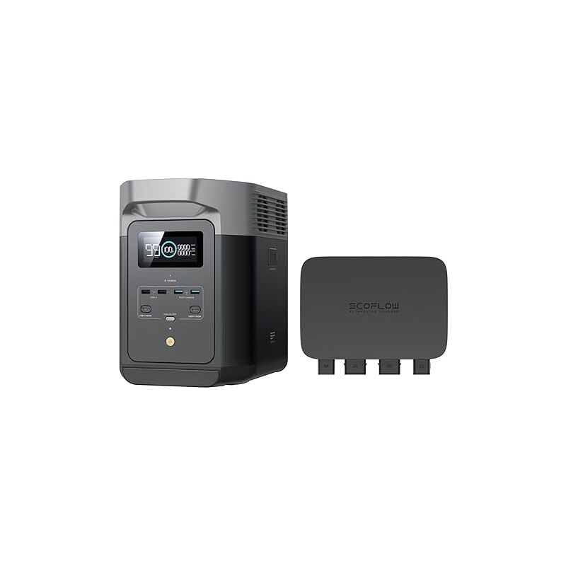 Ecoflow - Chargeur d'alternateur 800W, Chargeur dc-dc Rapide 3-en-1 pour Delta 2, mainteneur de Batterie de véhicule et démarreur d'urgence, Charge 1
