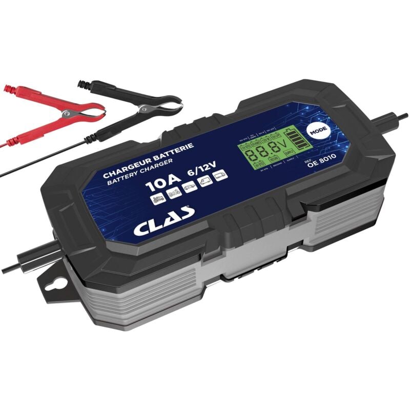 Chargeur de batterie 10A - OE 8010 - CLAS Equipements
