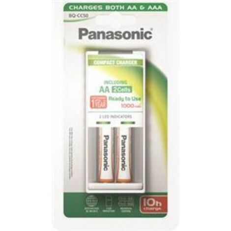CHARGEUR DE BATTERIE 10H+2 BATTERIES AA - 1000 MA