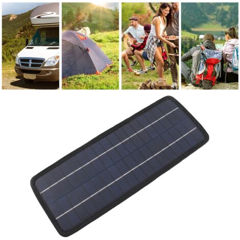 Chargeur de Batterie 12V 10W pour Voiture avec Panneau Solaire Imperméable OBD - Kit Solaire de Maintenance Intelligente de la Batterie