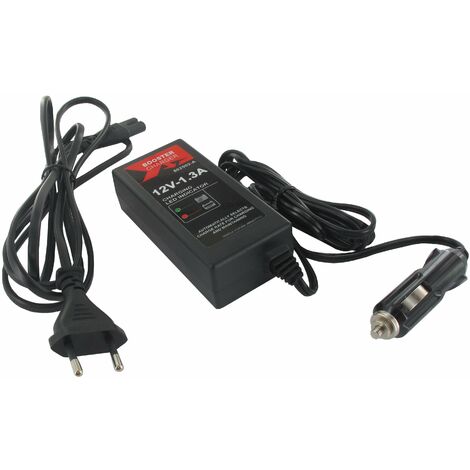 Chargeur de batterie 12V 1,3A pour booster UNIVERSEL 920-1000 – Rechargement optimal – Câbles de démarrage inclus