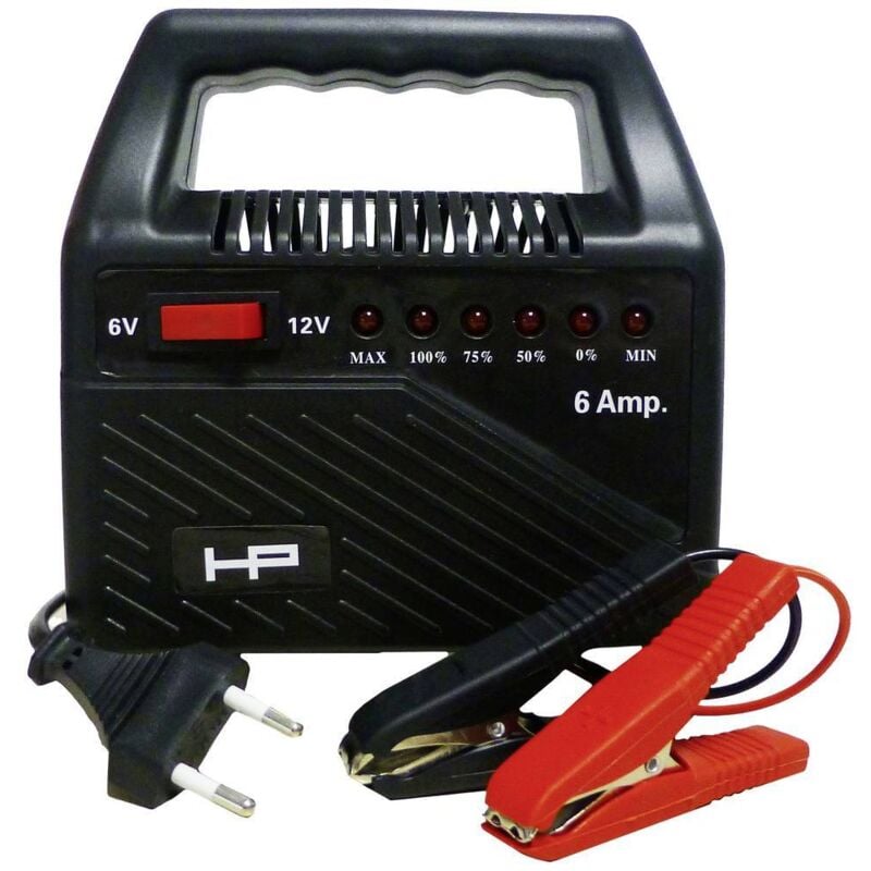 HP Autozubehör 20502 Chargeur 6 V, 12 V 6 A 4 A