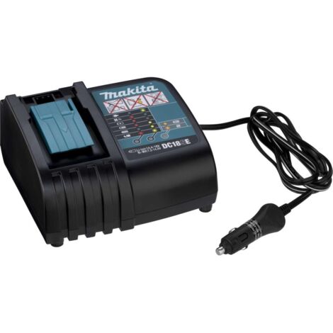 Chargeur de batterie 12V pour outils Makita – Courant de charge 2,6Ah – Compatible Li-Ion et Ni-Mh – Prise allume-cigare pour recharge rapide - DC18SE
