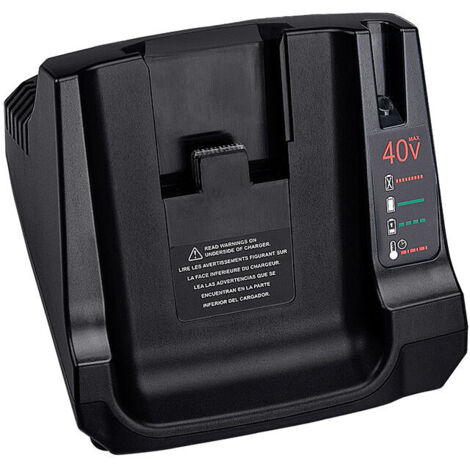 Chargeur de batterie 36V 40V MAX avec 2 ports USB – Compatible Li-ion Black & Decker LCS36 LCS40 – Tension 40V 1,3A – Indicateur LED