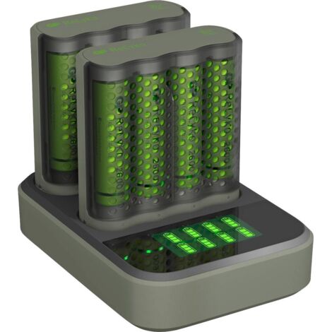 Chargeur de batterie (4h) inclus. 8 GP AA 2600 mAh