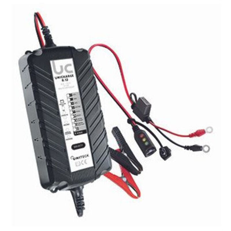 Chargeur de batterie unicharge 12V Uniteck 8a