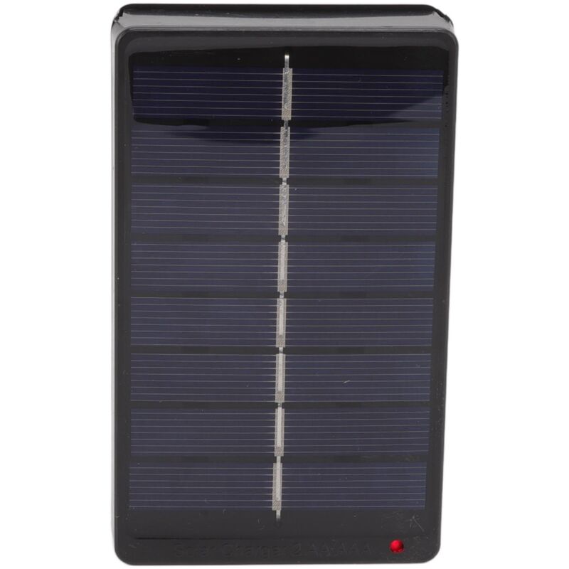 SJLERST Chargeur de batterie à panneau solaire boîtier de charge 1W 4V pour piles AA AAA 1.2V fournitures d'extérieur