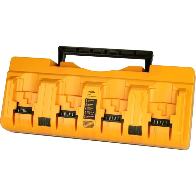 KZQ - Chargeur de batterie Aokicase de remplacement pour batterie 12 V-20 v Max DCB104, compatible avec Dewalt DCB124 DCB126 DCB200 DCB203 DCB204