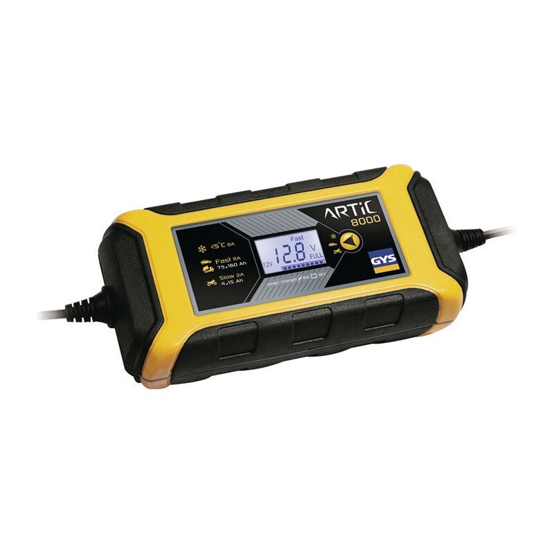FP - Chargeur de batterie artic 8000 12 v 2 / 8 a gys