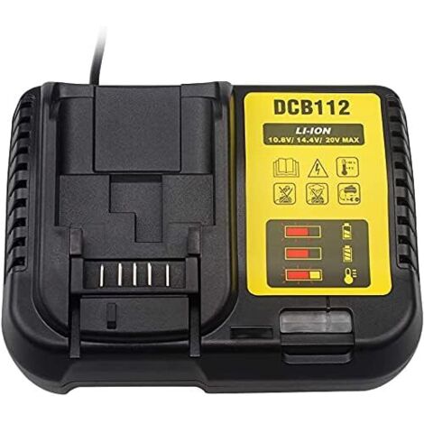 Chargeur de batterie au lithium DCB112 Dewalt 10,8 V/14,4 V/18 V
