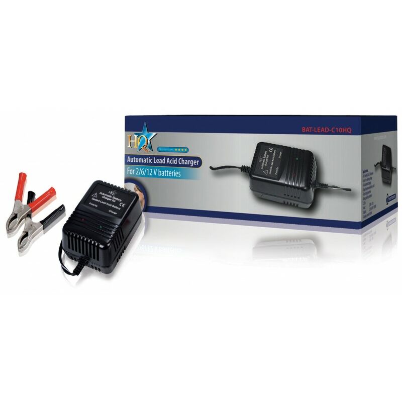 HQ Chargeur de Batterie au Plomb 2 VDC / 6 VDC / 12 VDC 0.6 A