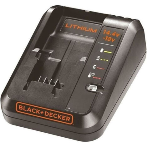 Chargeur de batterie BLACK+DECKER BDC1A-QW pour batteries Lithium 14,4V et 18V