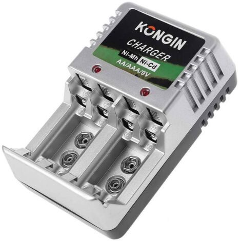 Chargeur De Batterie Chargeur De Batterie Rechargeable Chargeur De Batterie Aaa 9v Ni-mh Cd