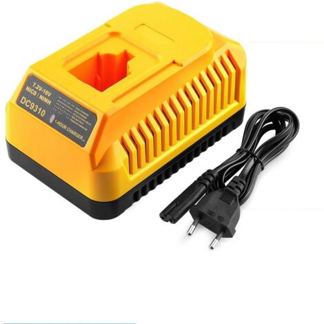 Chargeur de Batterie , Chargeur Multivolt pour Batterie Dewalt , Compatible avec les Batteries Ni-Cd & Ni-Mh de 7.2V à 18V , Modèles DC9096 , DC9098 , DC9099 , DC9091 , DC9071 , DE9057 , DW9096