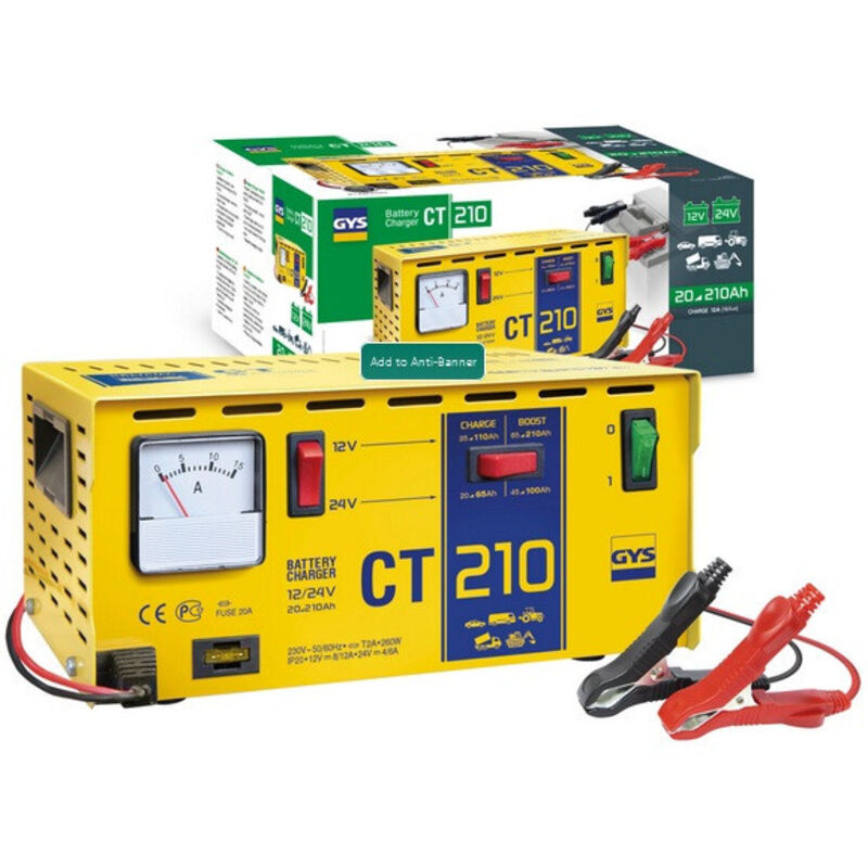 Chargeur de batterie ct 210
