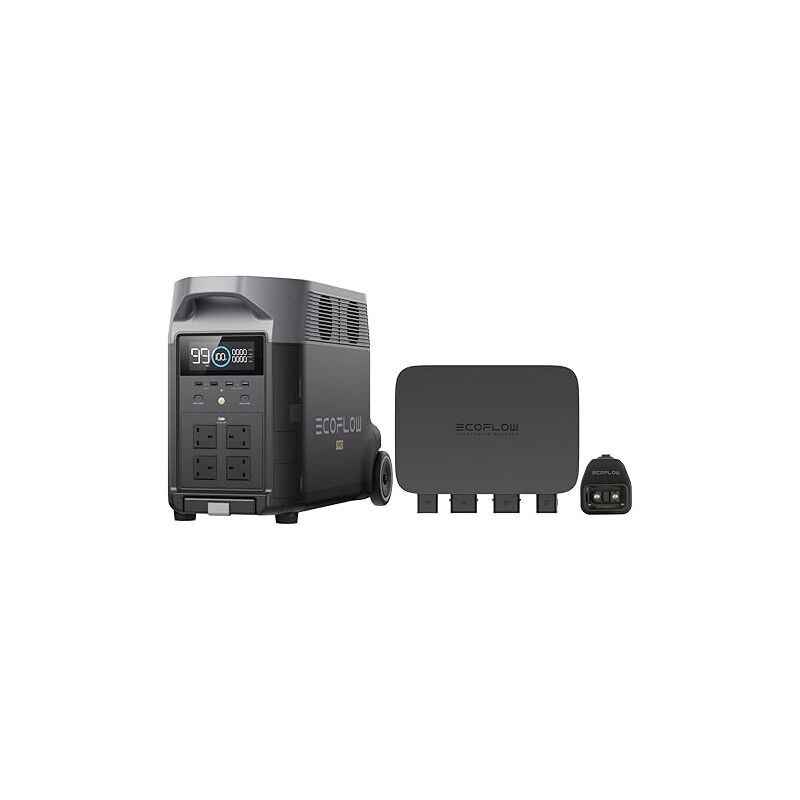 Chargeur de batterie de voiture EF EcoFlow 800W, Chargeur DC-DC rapide 3-en-1 pour EcoFlow DELTA Pro, mainteneur de batterie de véhicule et démarreur