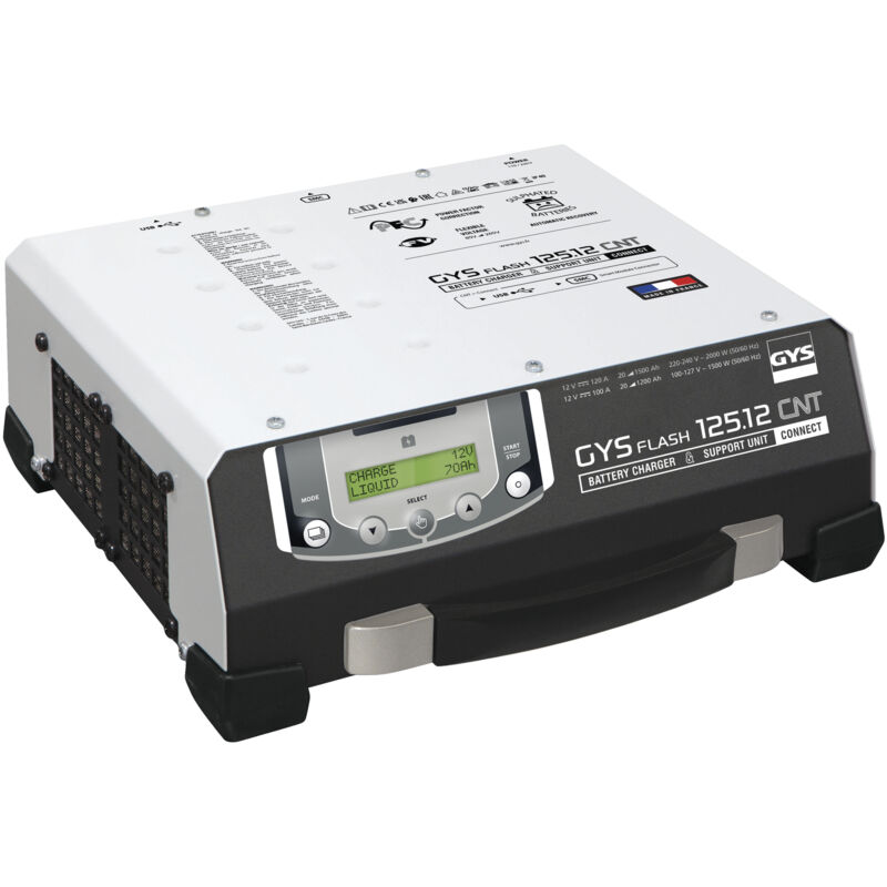 GYS - Chargeur de batterie et power supply 12 Volts 20-1.500 Ah 5m