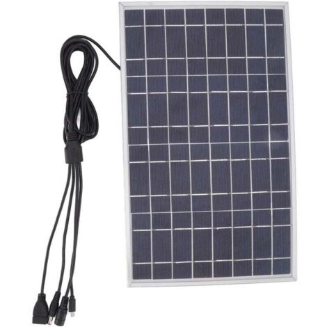 Chargeur de batterie extérieur de panneau de charge solaire de rendement élevé de panneau solaire de 8V 15W pour le bateau de voiture de ménage