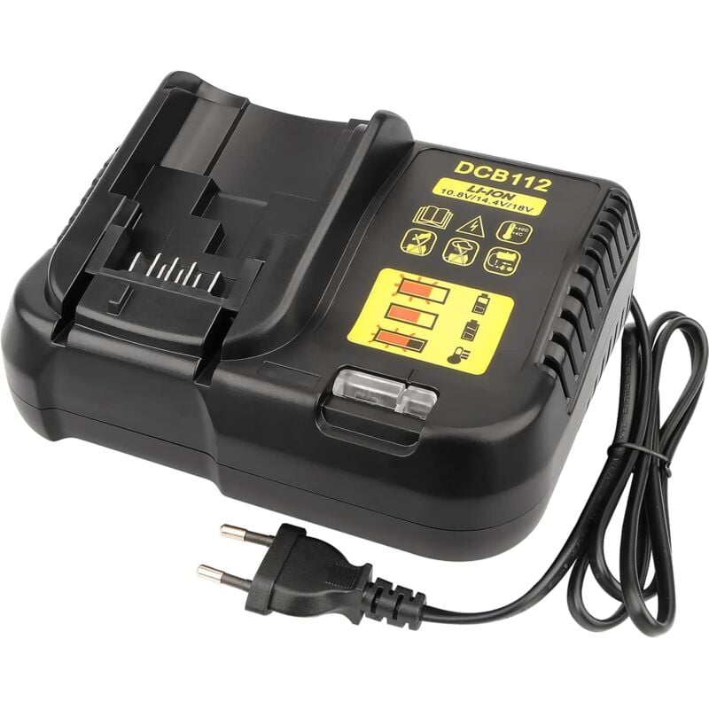 Chargeur de Batterie Li-ION 10,8 v -18 v pour DeWalt DCB112 DCB115 xr Multi Voltage