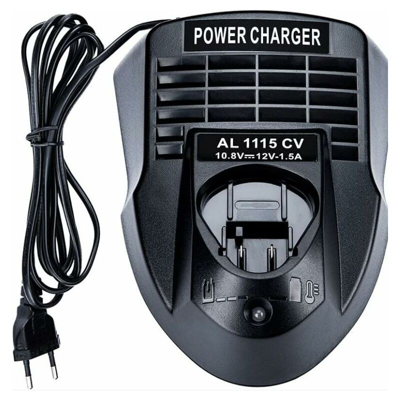 Csparkv - Chargeur de batterie Li-ion AL1115CV 10.8V 12V 1.5A Li-ion perceuse/visseuse BC430 BC330, 2 607 336 996 BAT411 BAT412A