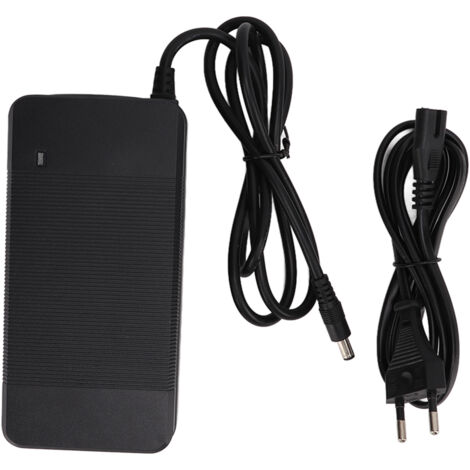 Chargeur de Batterie Lithium 42V 3A pour Scooter Électrique, Adaptateur Secteur 100-240V avec Fiche EU