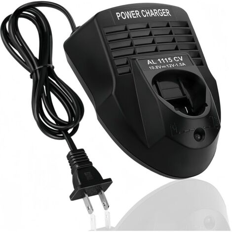 Chargeur de batterie Lithium-ion AL1115CV 10.8V 12V 1.5A pour Bosch perceuse/tournevis Li-ion, compatible avec BAT411 BAT412A, avec indicateur LED.