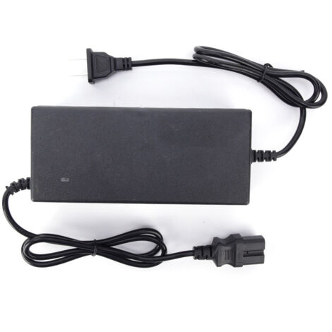 Chargeur de batterie lithium portable 24V 20A pour trottinette et vélo électrique, sortie DC29.4V 3A, prise US, 100-240V.