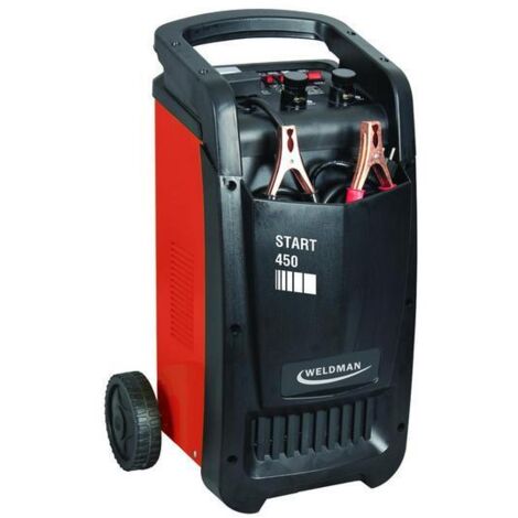 Redresseur de batterie 450A – Démarrage 300A – Tension de charge 12-24V – Pour batteries 20-1000Ah – Monophasé 230V