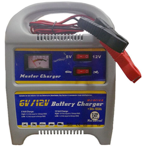 Chargeur De Batterie Portable Voiture Moto Bateau Camping-car 12v 12 Amp Charge De Demarrage