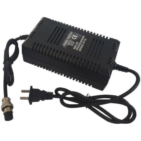 Chargeur de batterie pour scooter électrique 36 volts (36 V), prise femelle 1,8 A (prise américaine)
