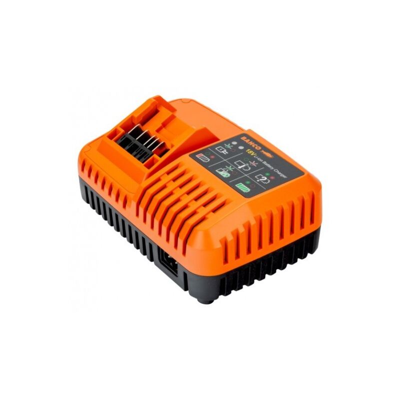 Bahco - Chargeur rapide de batterie 18 v, 3,4 a