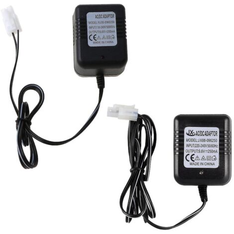 Chargeur de batterie RC pour batteries NiMH/NiCd 9,6 V, 250 mA, prise secteur