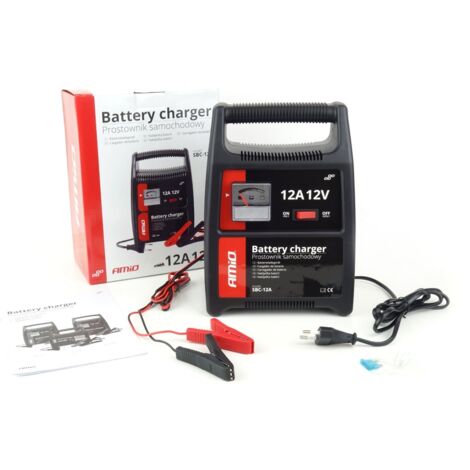 Chargeur de batterie redresseur 12A 12V SBC-12A AMIO-02089