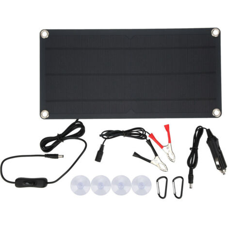 Chargeur de Batterie Solaire 10W 12V Monocristallin - Réf. XXM360-180DC